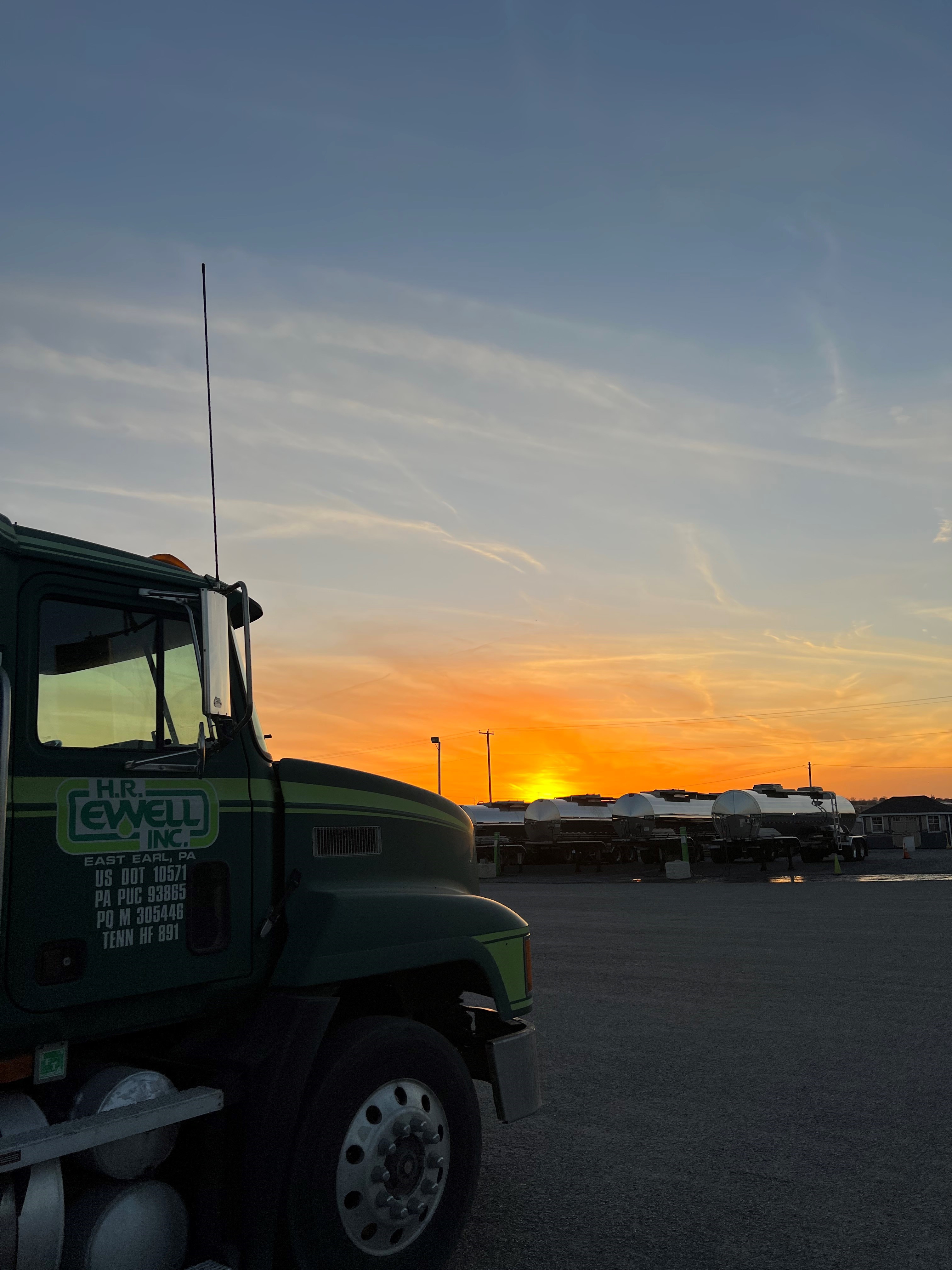 Profile of an H.R. Ewell truck on a farm